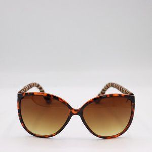 Brown Tortoise Oversize Cateye Sunglasses